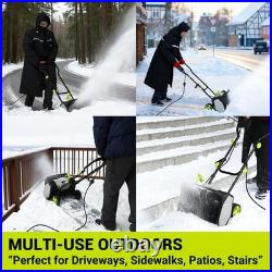 Electric Snow Shovel, 12-Amp Snow Blower 17 Wide & 6 Deep Clearing