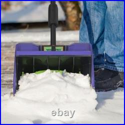 Electric Snow Shovel Battery Powered 12 Inch Cordless Snow Blower for Driveways