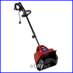 Electric Snow Shovel Power Blower 12 in. Lightweight Compact Home Thrower