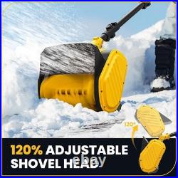 Electric Snow Shovel for De-Walt 20V Max Battery, 11 Brushless Snow Blower w