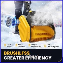 Electric Snow Shovel for De-Walt 20V Max Battery, 11 Brushless Snow Blower w