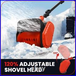 Electric Snow Shovel for Milwaukee M18 18V Battery, 11 Brushless Snow Blower wi