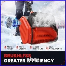 Electric Snow Shovel for Milwaukee M18 18V Battery, 11 Brushless Snow Blower wi