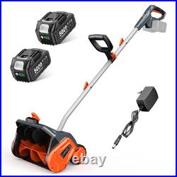 Electric Snow Shovel with Wheels 40V 16.5 Brushless Cordless Snow Blower 25.0