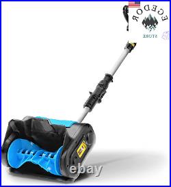 Electric Snow Thrower Power Shovel, Cordless Rechargeable Handheld Thrower