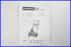 FOR PARTS Greenworks 2600402 Pro 80V 20in Snow Thrower 10in Depth 2Ah Battery