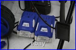 FOR PARTS Snow Joe 24V-X2-SB18 18 Inch 48 Volt iON+ Cordless Snow Blower Kit