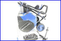 FOR PARTS Snow Joe 24V-X2-SB18-XR 18 Inch 48 Volt Cordless Snow Blower Kit FOR PARTS Snow Joe 24V-X2-SB18-XR 18 Inch 48 Volt Cordless Snow Blower Kit
