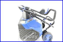 FOR PARTS Snow Joe 24V-X2-SB18-XR 18 Inch 48 Volt Cordless Snow Blower Kit FOR PARTS Snow Joe 24V-X2-SB18-XR 18 Inch 48 Volt Cordless Snow Blower Kit