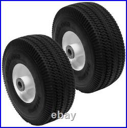 Flat Free 2PK for 105-3471 Time Cutter Z4200 Wheel Tire Assembly 4.10/3.50-4
