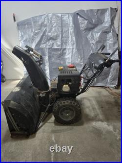 Gardenpro Loncin 420cc Two Stage Gasoline Snow Blower 42in Black Electric Start