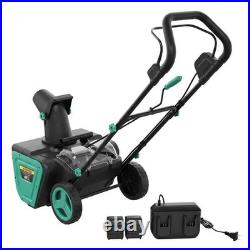 GarveeHome Heavy Duty 20 Cordless Blower, 2×20V Batteries, Self-Propelled Snow