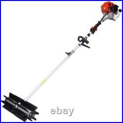 Gas Powered 52CC Snow Broom Sweeper 24x9'' Inch Brush EPA Certified