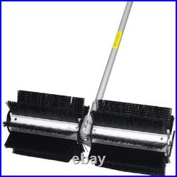 Gas Powered 52CC Snow Broom Sweeper 24x9'' Inch Brush EPA Certified