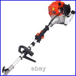 Gas Powered Broom Sweeper 52CC 2-Stroke 21x10 Brush EPA Certified Orange