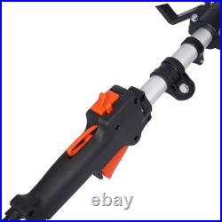 Gas Powered Broom Sweeper 52CC 2-Stroke 21x10 Brush EPA Certified Orange