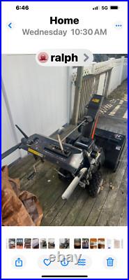Gas powered snow blower