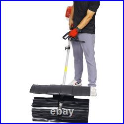 Gasoline Paddle Sweeper 52CC 2-Stroke 1700W for Snow Leaves EPA 27.2 Red EPA