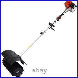 Gasoline Paddle Sweeper 52CC 2-Stroke 1700W for Snow Leaves EPA 27.2 Red EPA