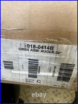 Genuine MTD 918-0414B Auger Gearbox Assembly 24 CRAFTSMAN CUB CADET WHITE TROY