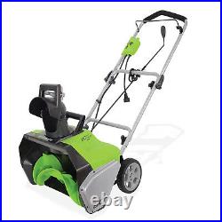 GreenWorks 20 inch Corded Electric Snow Blower Thrower 13 Amp Motor, 2600502
