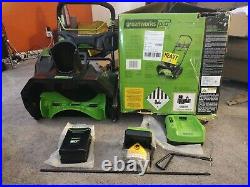 GreenWorks 80 Volt 20 Cordless Snow Thrower 2600402