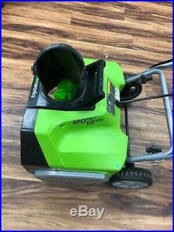GreenWorks PRO 20 inch 120V Snow Thrower Free Shipping Benefits Charity