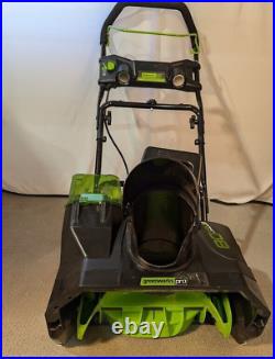 GreenWorks SNB401 Cordless SnowThrower 20'', BATTERY AND CHARGER NOT INCLUDED