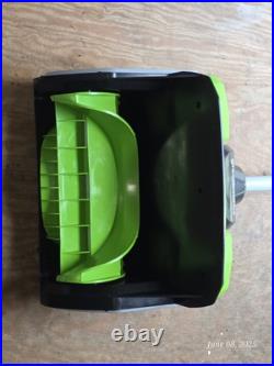 Greenworks 12 8 Amp Corded Electric Snow Shovel with Electric Start Greenworks 12 8 Amp Corded Electric Snow Shovel with Electric Start