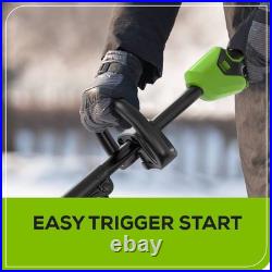 Greenworks 12 Brushless Snow Shovel with Light Kit 24V Lithium Ion, Adjustable