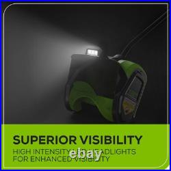 Greenworks 12 Brushless Snow Shovel with Light Kit 24V Lithium Ion, Adjustable