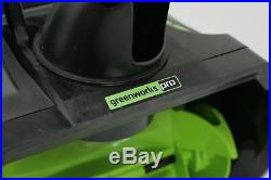 Greenworks 20-Inch 40V Cordless Brushless Snow Thrower, Battery Not Included