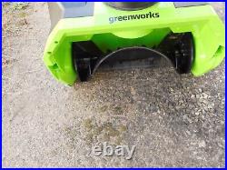 Greenworks 20 Snow Blower With 40v Battery And Charger Excellent Condition