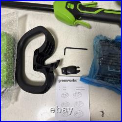 Greenworks 24V 12 Brushless Cordless Snow Shovel with LED Light, (2)4.0Ah Battery