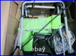 Greenworks 2600202 13A 20 Corded Electric Snow Thrower with Adjustable Handle New