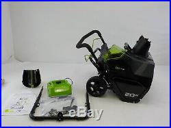 Greenworks 2600402 PRO 20-Inch 80V Cordless Snow Thrower, 2.0 AH Battery