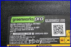 Greenworks 2600602 PRO 80V 12 Inch Cordless Snow Shovel w 2.0 AH Battery