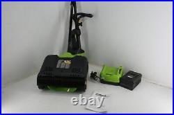 Greenworks 2600602 PRO 80V 12 Inch Cordless Snow Shovel w 2.0 AH Battery Pack