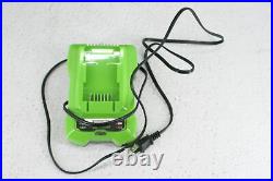 Greenworks 2600702 GMAX 40V 12 inch Cordless Snow Shovel 4Ah Battery Charger