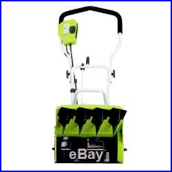 Greenworks 26022 9 Amp 16 in. Push Electric Snow Thrower with Cord Lock New
