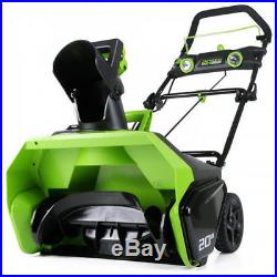 Greenworks 26272 40V G-MAX Cordless Lithium-Ion 20 in. Snow Thrower New