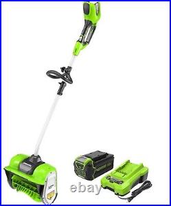 Greenworks 40V 12 Cordless Snow Shovel with 4 Ah battery and Charger