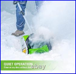 Greenworks 40V 12 Cordless Snow Shovel with 4 Ah battery and Charger