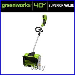 Greenworks 40V 12-inch Cordless Snow Shovel, Battery Not Included, 2601402