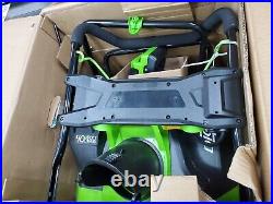 Greenworks 40V. 20 Brushless Cordless Snow Blower, Tool Only, Green