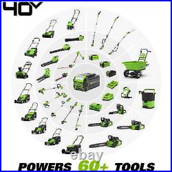 Greenworks 40V 20 Cordless Brushless Snow Blower+(1) 4.0 Ah Battery and Charger