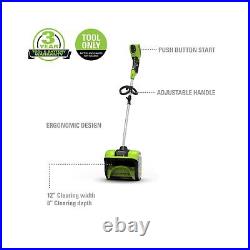 Greenworks 40V (75+ Compatible Tools) 12 Cordless Snow Shovel, Tool Only