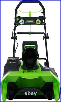 Greenworks 40V (75+ Compatible Tools) 20 Brushless Cordless Snow Blower, 4.0Ah