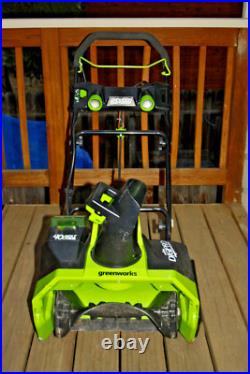 Greenworks 40v 20 Snow Thrower Snow Blower Tool Only No battery