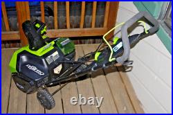 Greenworks 40v 20 Snow Thrower Snow Blower Tool Only No battery